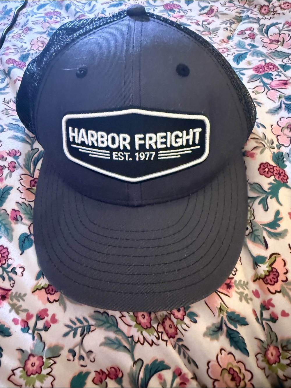 Black Logo Trucker Hat